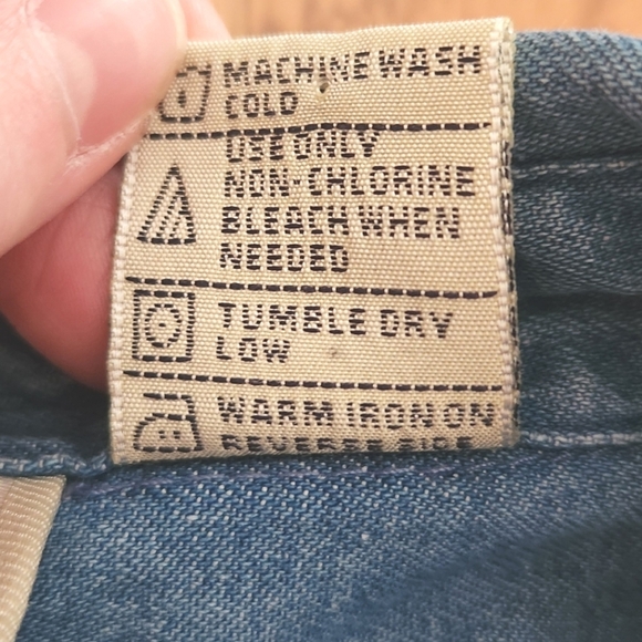 GUC Vintage Embroidered Denim Button-Up Shirt With Scarecrow, Size 2X - Picture 6 of 7